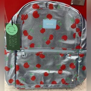 NEW KIDS' KANE LARGE BACKPACK IN BLUE CHERRIES